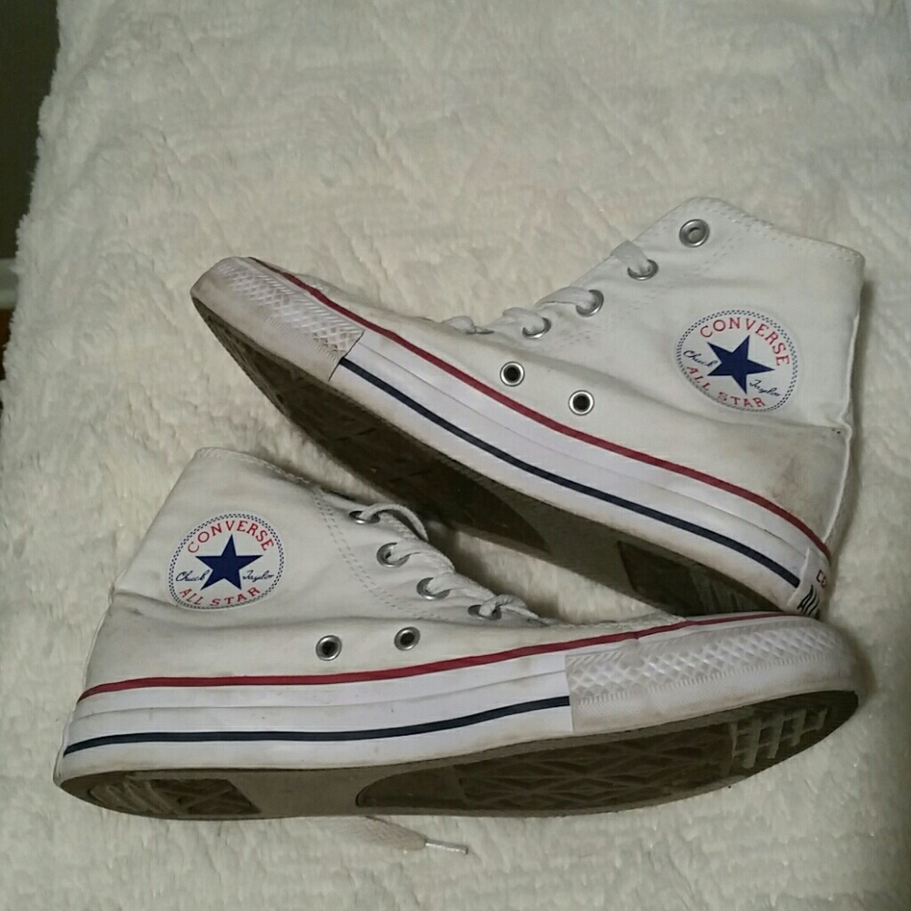 White High Top Converse